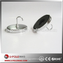 Super Strong Zn Coating Ferrite Magnet Rare Earth Magnet with Hook